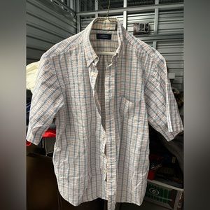Roundtree & Yorke mens short sleeve button down